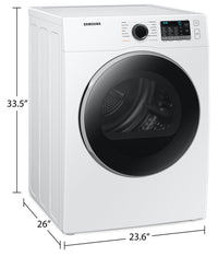 Samsung 4 Cu. Ft. Electric Dryer with Sensor Dry - DV25B6800EW/AC 