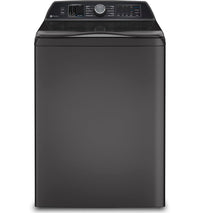 GE Profile 6.2 Cu. Ft. Top-Load Washer and 7.4 Cu. Ft. Electric Dryer - Diamond Grey  