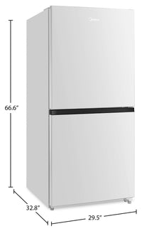 Midea 20 Cu. Ft. 3-in-1 Convertible Refrigerator-Freezer - White - MRU21C7BWW  | Appareil vertical 3 en 1 Midea de 20 pi3 convertible en réfrigérateur ou congélateur - blanc - MRU21C7BWW  | MRU21CWW