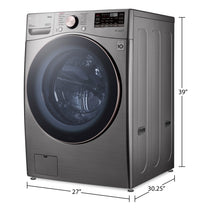 LG 5.2 Cu. Ft. Smart Front-Load Washer - WM3850HVA 