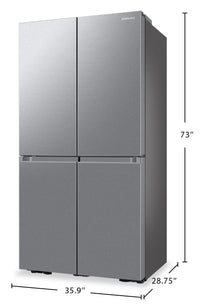 Samsung 36" 22.8 Cu. Ft. 4-Door Flex Counter-Depth Refrigerator - Stainless Steel - RF23DG9600SRAC | Réfrigérateur Samsung de 22,8 pi³ et de 36 po de profondeur comptoir à 4 portes FlexMC - acier inoxy…