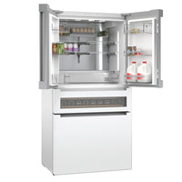 Bosch 36" 20.5 Cu. Ft. 800 Series Smart Counter-Depth French-Door Refrigerator - B36CL81ENW  | Réfrigérateur intelligent Bosch série 800 de 36 po et de 20,5 pi3 de profondeur comptoir à portes françaises - B36CL81ENW  | B36CL81W