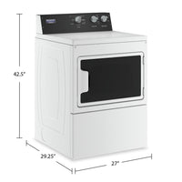 Maytag 7.4 Cu. Ft. Gas Commercial-Grade Residential Dryer - MGDP586KW 