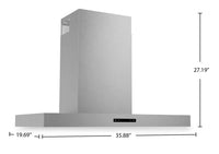 Thor Kitchen 36" Wall-Mount T-Shape Range Hood - ARH36T | Hotte de cuisinière murale en forme de T Thor Kitchen de 36 po - ARH36T | ARH36TSS