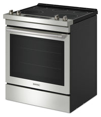 Maytag 6.4 Cu. Ft. Electric Range with Air Fry and AquaLift® - Fingerprint Resistant Stainless Steel… | Cuisinière électrique Maytag de 6,4 pi³ avec friture à air et technologie AquaLiftMD - acier inoxyda…