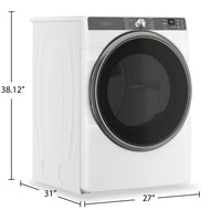 Whirlpool 7.4 Cu. Ft. Smart Gas Dryer with Steam - WGD6720RW | Sécheuse à gaz intelligente Whirlpool de 7,4 pi³ avec vapeur - WGD6720RW | WGD6720W