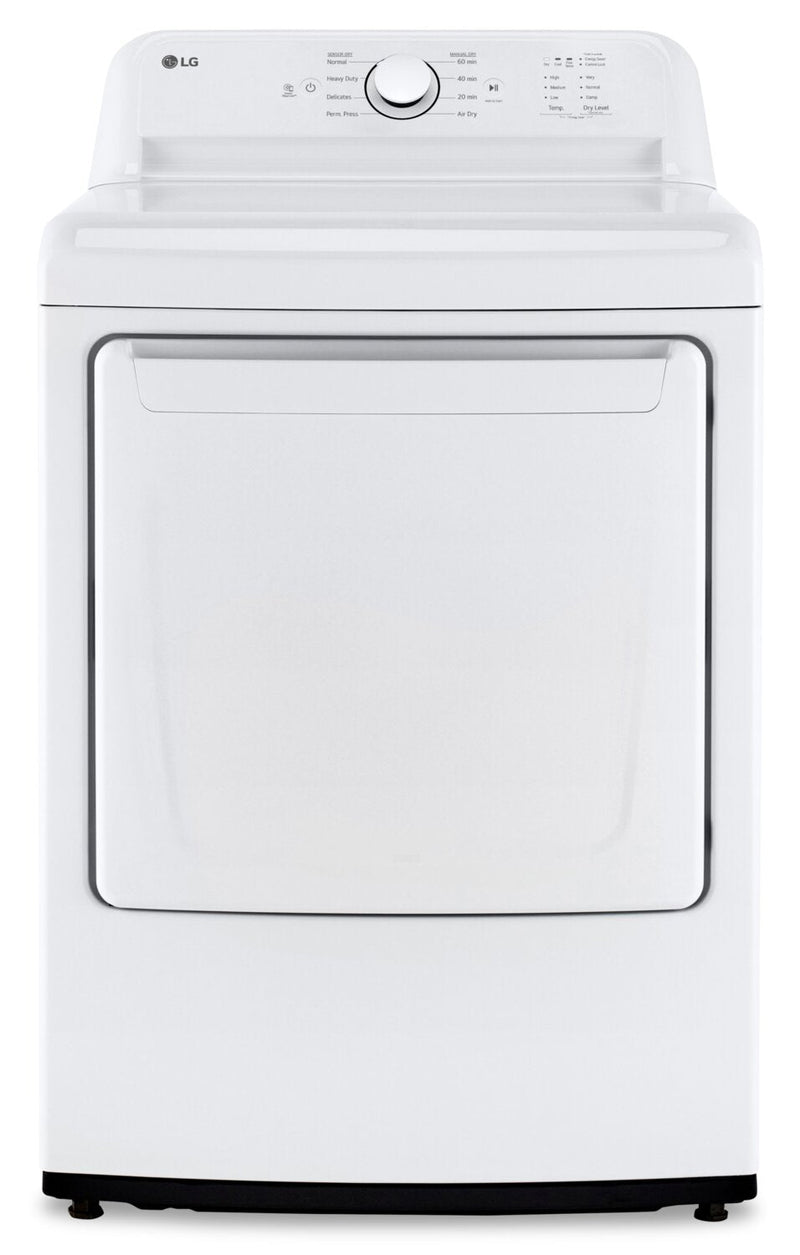 LG 7.3 Cu. Ft. Electric Dryer - White - DLE6100W | Sécheuse électrique LG de 7,3 pi³ - blanche - DLE6100W