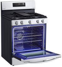 LG 5.8 Cu. Ft. Smart Gas Range with Air Fry - LRGL5823S - Gas Range in Stainless Steel