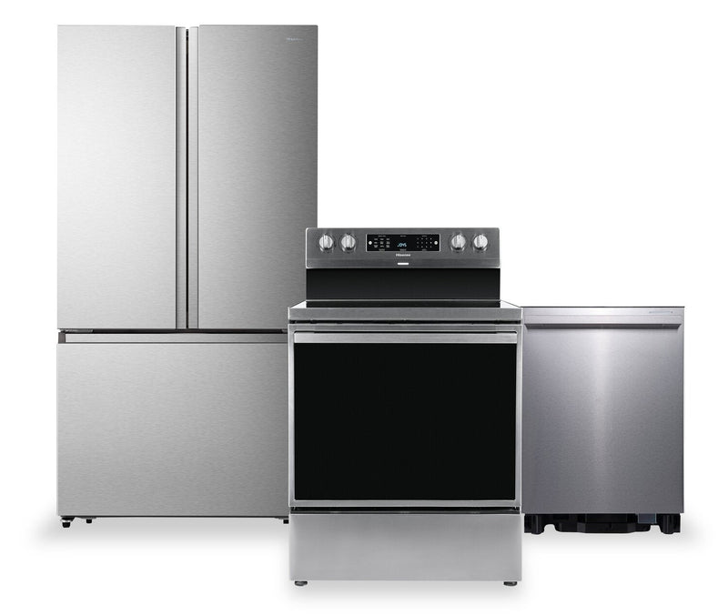 Hisense 3-Piece Kitchen Appliance Package | Ensemble de 3 électroménagers Hisense pour la cuisine | HI03KPK3