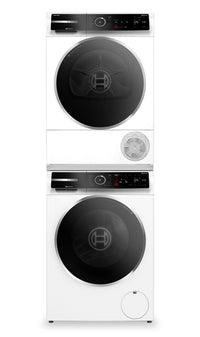 Bosch 500 Series 2.4 Cu. Ft. Front-Load Washer and 4 Cu. Ft. Heat Pump Dryer  | Laveuse à chargement frontal de 2,4 pi³ et sécheuse avec pompe à chaleur de 4 pi³ de série 500 de Bosch  | BOFL2460