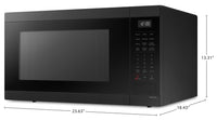 Samsung 1.9 Cu. Ft. Countertop Microwave with Sensor Cooking - MS19DG8500MTAC | Four à micro-ondes de comptoir Samsung de 1,9 pi3 avec cuisson par capteur - MS19DG8500MTAC | MS19DG8M