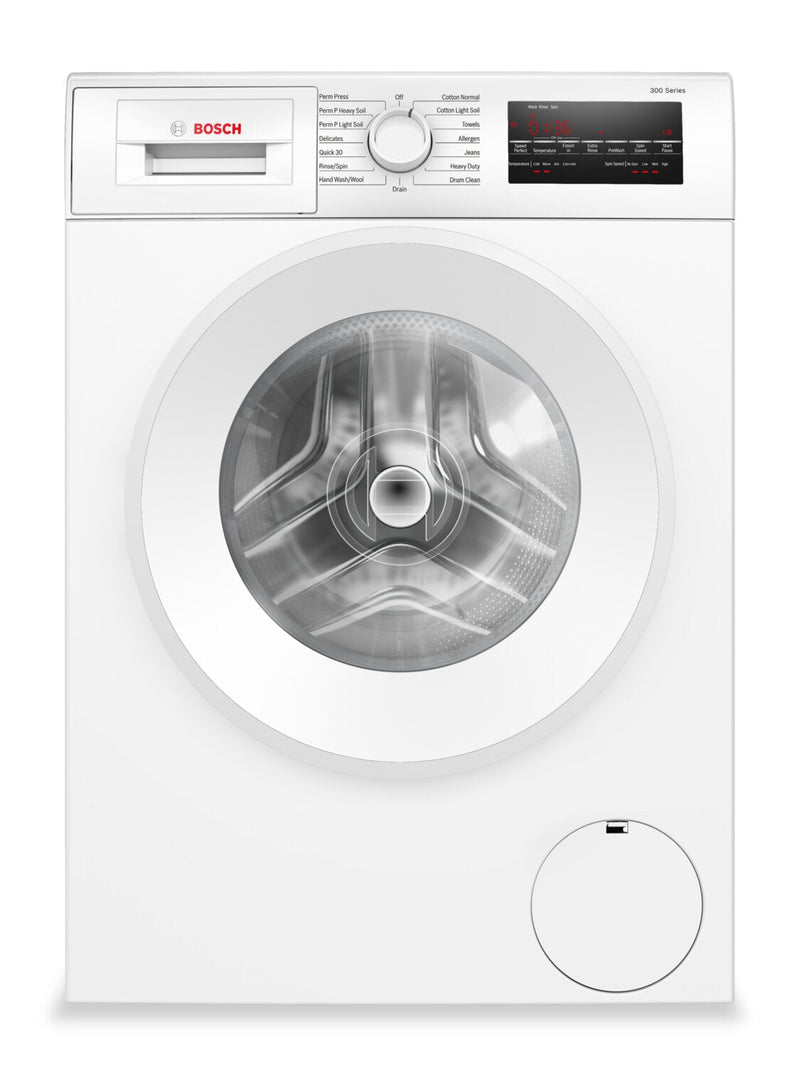 Bosch 300 Series 24" 2.2 Cu. Ft. Compact Front-Load Washer - WGA14400UC | Laveuse compacte Bosch 24 po de série 300 à chargement frontal de 2,2 pi3 -  WGA14400UC | WGA1440C