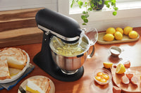 KitchenAid Artisan Series Tilt-Head Stand Mixer with Premium Accessory Pack - KSM195PSBK 