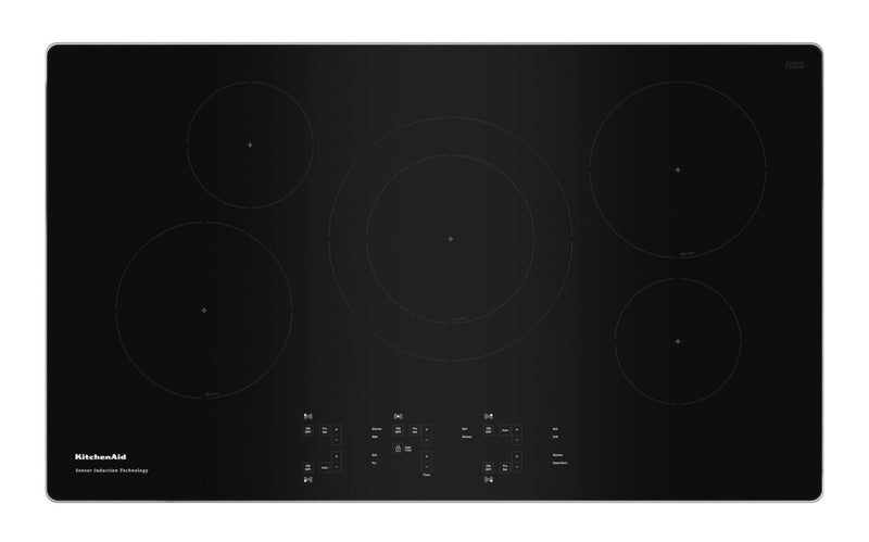 KitchenAid 36" Sensor Induction Cooktop - KCIG556JSS 