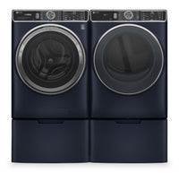 Profile 6.1 Cu. Ft. Front-Load Washer and 7.8 Cu. Ft. Electric Dryer with Steam and Built-In Wi-Fi | Laveuse à chargement frontal de 6,1 pi³ et sécheuse électrique de 7,8 pi³ de Profile avec vapeur et Wi-Fi intégré | GEFL870B