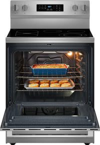 Maytag 30" 5.3 Cu. Ft. Electric Range with No Preheat Air Fry - Stainless Steel - YMFES6030RZ | Cuisinière électrique Maytag de 5,3 pi3 et de 30 po avec friture à air sans préchauffage - acier inoxydable - YMFES6030RZ | YMFES6RZ