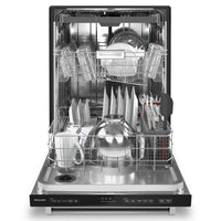 KitchenAid 39 dB Top-Control Dishwasher with Third Level - KDTE204KBL - Dishwasher in Black 