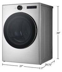 LG 7.4 Cu. Ft. Smart Electric Dryer with Steam Technology - DLEX5500V 