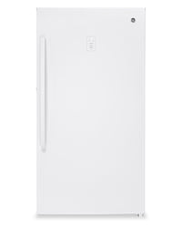 GE 14.1 Cu. Ft. Frost-Free Upright Freezer - White - FUF14DLRWW | Congélateur vertical GE sans givre de 14,1 pi³ - blanc - FUF14DLRWW | FUF14DWW