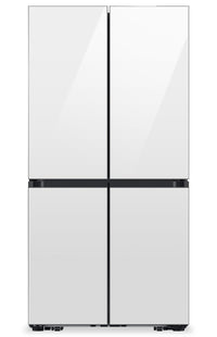 Samsung 36" 22.8 Cu. Ft. Bespoke Counter-Depth 4-Door Flex™ with Beverage Center Refrigerator - Whit… | Réfrigérateur BESPOKE Samsung de 22,8 pi³ et de 36 po de profondeur comptoir à 4 portes FlexMC avec …