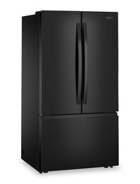 Whirlpool 36" 30.5 Cu. Ft. French-Door Refrigerator with Interior Water Dispenser - Black - WRFF3336SB | Réfrigérateur Whirlpool de 36 po et de 30,5 pi³ à portes françaises avec distributeur d’eau interne - noir - WRFF3336SB | WRFF333B