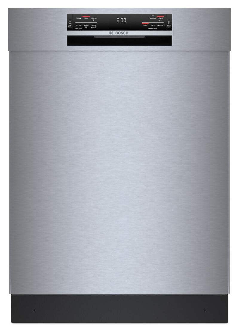 Bosch 800 Series Smart Dishwasher with CrystalDry™ and Third Rack - SHE78CM5N | Lave-vaisselle intelligent Bosch de série 800 avec CrystalDryMC et 3e panier - SHE78CM5N | SHE7CM5N