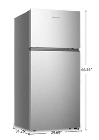 Hisense 18 Cu. Ft. Top-Freezer Refrigerator - RT18A2FSD 