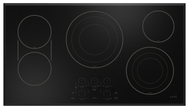 Café 36" Electric Cooktop with Touch Controls - CEP90361TBB 