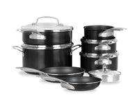 Cuisinart 12-Piece GreenGourmet Professional Aluminum Cookware Set - GCA-12C | Batterie de cuisine professionnelle GreenGourmet de Cuisinart de 12 pièces en aluminium - GCA-12C | GCA12CCW