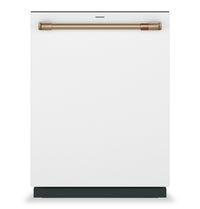 Café 24" 39 dBA Smart Top-Control CustomFit Dishwasher with Third Rack - Matte White - CDT888P4VW2 | Lave-vaisselle intelligent Café CustomFit de 24 po et de 39 dBA avec commandes sur le dessus et 3e panier - blanc mat - CDT888P4VW2 | CDT888P4