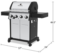 Broil King Crown™ S 440 40,000-BTU Propane Gas Barbecue - 865364 | Barbecue à gaz propane de 40 000 BTU Broil King CrownMCde série S 440 - 865364 | 865364LP