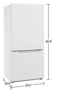 Midea 18.7 Cu. Ft. Bottom-Freezer Refrigerator - MRB19B7AWW 