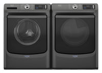 Maytag 5.8 Cu. Ft. Pet Pro Smart Front-Load Washer and 7.4 Cu. Ft. Electric Dryer - Volcano Black | Laveuse intelligente à chargement frontal Pet Pro de 5,8 pi3 et sécheuse électrique de 7,4 pi3 de Maytag – noir volcan | MAFL702B