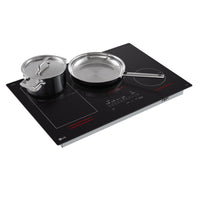 LG 30" Smart Induction Cooktop with UltraHeat™ Element - Black - CBIH3017BE | Surface de cuisson intelligente à induction LG de 30 po avec élément UltraHeatMC - noire - CBIH3017BE | CBIH37BE