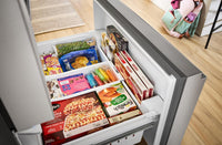Whirlpool 36" 31 Cu. Ft. French-Door Refrigerator with Ice Maker - Stainless Steel - WRFF3136SZ | Réfrigérateur Whirlpool de 36 po et de 31 pi3 à portes françaises avec machine à glaçons - acier inoxydable - WRFF3136SZ | WRFF313Z