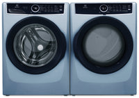 Electrolux 5.2 Cu. Ft. Front-Load Washer and 8 Cu. Ft. Electric Dryer - Glacier Blue | Laveuse à chargement frontal de 5,2 pi³ et sécheuse électrique de 8 pi³ de Electrolux – Bleu glacier | ELFL74EB