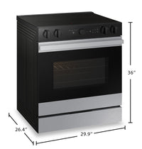 Samsung 6.3 Cu. Ft. Smart Electric Slide In Range with Oven Camera - Stainless Steel - NSE6DG8700SRA… | Cuisinière intelligente électrique encastrée Samsung de 6,3 pi³ avec caméra de four - acier inoxydab…