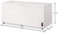 Frigidaire 19.8 Cu. Ft. Chest Freezer - FFCL2042AW 