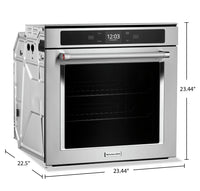 KitchenAid 2.9 Cu. Ft. Single Wall Oven with True Convection - YKOSC504PPS 