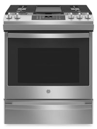 GE 5.6 Cu. Ft. Convection Gas Range with No-Preheat Air Fry - JCGS760SPSS 