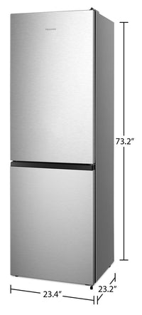 Hisense 10.8 Cu. Ft. Bottom-Freezer Refrigerator - RB12A2CSE 