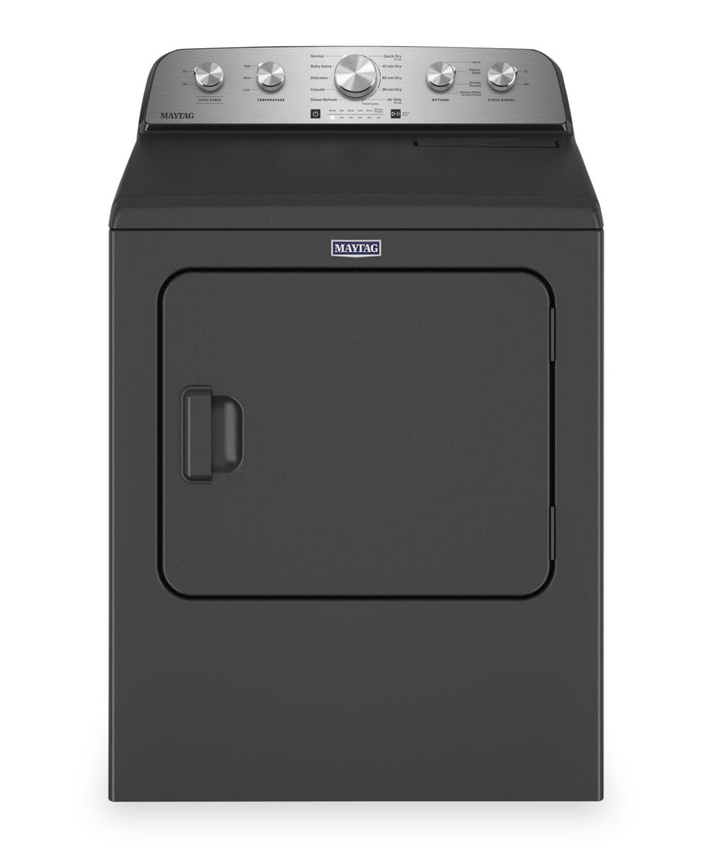 Maytag 7 Cu. Ft. Gas Dryer with Steam - Volcano Black - MGD5430PBK | Sécheuse à gaz Maytag de 7 pi³ avec vapeur - noir volcan - MGD5430PBK | MGD5430P