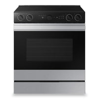 Samsung 6.3 Cu. Ft. Smart Electric Slide In Range with Oven Camera - Stainless Steel - NSE6DG8700SRA… | Cuisinière intelligente électrique encastrée Samsung de 6,3 pi³ avec caméra de four - acier inoxydab…