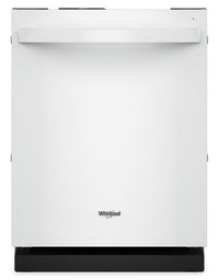 Whirlpool 24" 44 dBA Built-In Top-Control Dishwasher - White - WDT550SAPW | Lave-vaisselle encastré Whirlpool de 24 po et de 44 dBA avec commandes sur le dessus - blanc - WDT55…