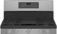 GE 5.0 Cu. Ft. Freestanding Gas Range with No-Preheat Air Fry - JCGB735SPSS 