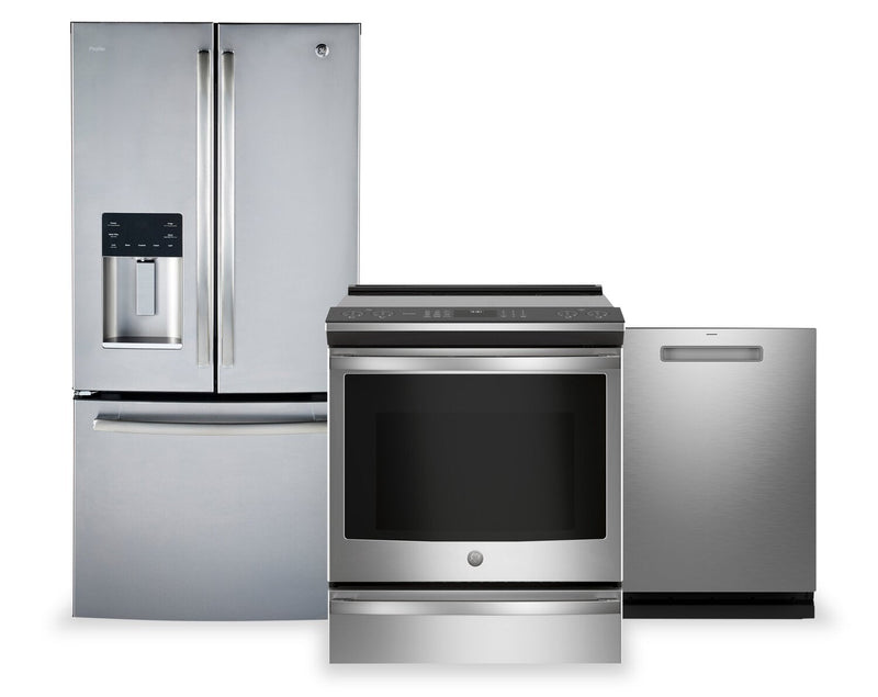 Profile 3-Piece Kitchen Appliance Package | Ensemble de 3 électroménagers Profile pour la cuisine | PR03KPK3