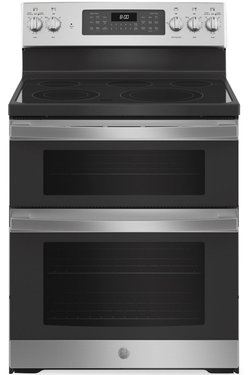 GE 6.6 Cu. Ft. Double-Oven Freestanding Electric Range - JBS86SPSS 