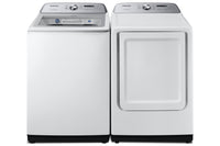 Samsung 5.8 Cu. Ft. Top-Load Washer and 7.4 Cu. Ft. Electric Dryer - White 