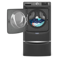 Maytag 15.5" H Laundry Pedestal w/Storage Drawer - Volcano Black 