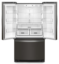 Whirlpool 36" 25 Cu. Ft. French-Door Refrigerator with Interior Water Dispenser - WRFF3236RV | Réfrigérateur Whirlpool de 36 po et de 25 pi³ à portes françaises avec distributeur d’eau interne - WRFF3236RV | WRFF32RV